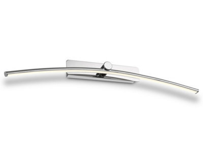 Luminosa Lighting Luminosa Fusion Wall Lamp, Picture Light, 12W Led, 3000K, 716Lm, Polished Chrome - image 1