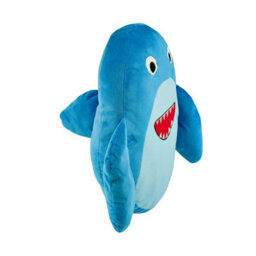 Catherine Lansfield Kids Sheldon The Shark 3D Shaped Cushion Navy Blue - thumbnail 5