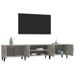 Walplus Tv Cabinet Concrete Grey 180X31.5X40 Cm Engineered Wood - thumbnail 5