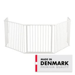 Babydan Xx Wide Wall Mounted Safety Gate 90 - 278Cm Room Divider, Fire Guard & Play Pen White - thumbnail 1