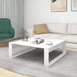 Vidaxl Coffee Table White 100X100X35 Cm Engineered Wood - thumbnail 3