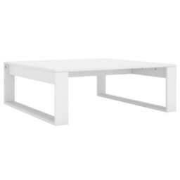 Vidaxl Coffee Table White 100X100X35 Cm Engineered Wood - thumbnail 2
