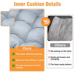 Bingopaw Orthopedic Foam Dog Bed, 88X59X10Cm Linen Calming Surface Waterproof Comfort Mattress Pillow - thumbnail 9