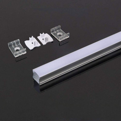 V-Tac Vt-8110 Milky Finish Aluminum Profile - 2M Length For Led Striplights