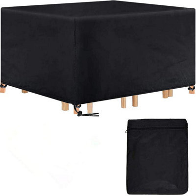 Rectangular Garden Table Cover, Waterproof Furniture 420D Anti-Uv 180X120X74Cm - image 1