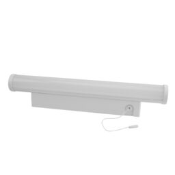 Matt White Bathroom Wired Wall Light - thumbnail 2