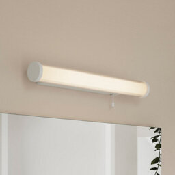 Matt White Bathroom Wired Wall Light - thumbnail 1