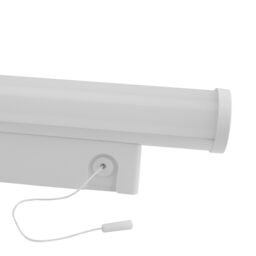 Matt White Bathroom Wired Wall Light - thumbnail 4