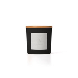 Aroma Naturals Frosted Decadence Glass Candle - Coconut Scent