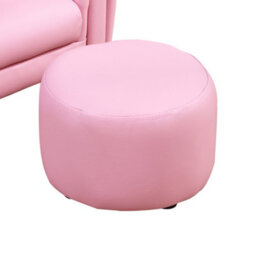 Homcom Kids Sofa Set, 2 Piece Children Armchair With Stool Nursery Pink - thumbnail 7
