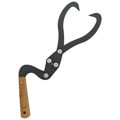 Thorness Heavy Duty Cast Iron Log Lifting Tongs Firewood Tongs With Pincer Action Fire Pit & Outdoor Fires Accessory - image 1