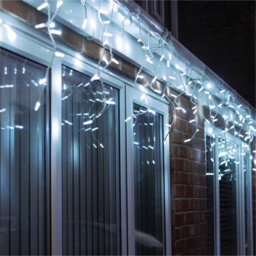 Eagle Connect Icicle Lights White Rubber  60/40/20 Drop  8M Cool White - thumbnail 7