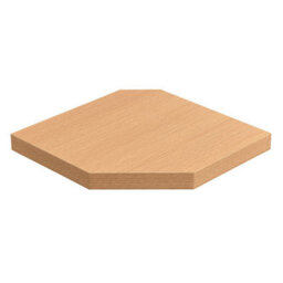 Spot On Dealz Oak Wooden Corner Floating Shelves Small Wall Shelf - thumbnail 4