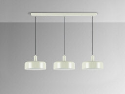 Luminosa Lighting Luminosa Alessia Bar Pendant Ceiling Light Matt Pearl 3Xe27 - Uk Stock - thumbnail 4
