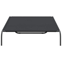 Vidaxl Elevated Dog Bed Black 150X90X20 Cm Oxford Fabric And Steel - thumbnail 5