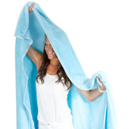 Snug Rug Snug-Rug Premium Blanket Luxury Sherpa Fleece Sofa Tv Throw Large Blankets 150X200Cm - Scuba Blue - thumbnail 4
