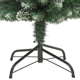 Berkfield Artificial Slim Christmas Tree With Stand 240 Cm Pvc - thumbnail 6