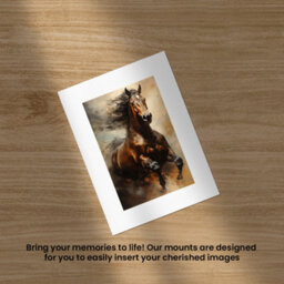 Ak Frames 16X12 White Picture Mounts To Fit 12X8 Aperture Size - Mount Board Only (No Frame Included) - thumbnail 5