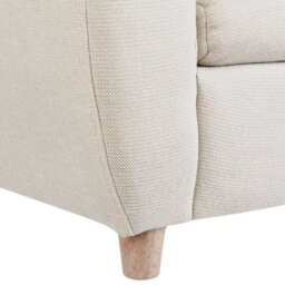 Wyld And Coco Kids Armchair Off-White Fabric With Armrests, Hippo-Inspired Design, Compact (W61 X D44 X H59Cm) - thumbnail 8