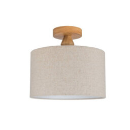 Edit Rustic Semi-Flush Ceiling Light Natural - thumbnail 3