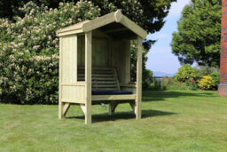 Churnet Valley Garden Furniture Ltd Cottage Arbour Fully Enclosed Sits 2 - thumbnail 5