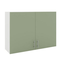 Jd Greta Kitchen Wall Unit 1000mm Storage Cabinet With Doors And Shelf 100Cm - Sage Green Matt - thumbnail 1