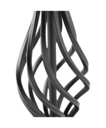 Lighting Supermarket Queenswood Classic Barley Twist Table Lamp Base Only - Pewter Grey - thumbnail 2