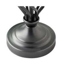 Lighting Supermarket Queenswood Classic Barley Twist Table Lamp Base Only - Pewter Grey - thumbnail 3
