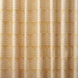 Paoletti Botanical Room Darkening Eyelet Curtain Pair Ochre (W)229Cm X (D)137Cm - thumbnail 4
