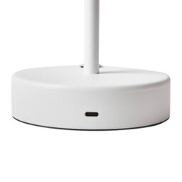 Beliani Wireless Table Lamp White With Dimmer, 3 Colour Temperatures, Portable Cordless Lighting - thumbnail 5