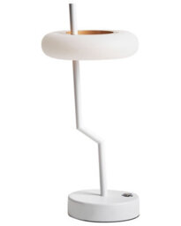 Beliani Wireless Table Lamp White With Dimmer, 3 Colour Temperatures, Portable Cordless Lighting - thumbnail 2