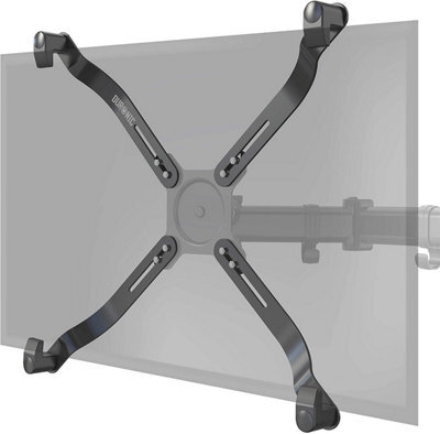 Duronic Dmad1Nv Non-Vesa Monitor Adaptor, Universal Bracket For Mounting Tv Or Pc Screen Up To 27 8Kg, Vesa 75/100 - image 1