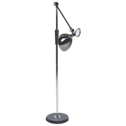 Beliani 169Cm Floor Led Lamp Silver Dimmable Cct Modern Home Office - thumbnail 6