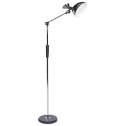 Beliani 169Cm Floor Led Lamp Silver Dimmable Cct Modern Home Office - thumbnail 5