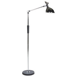 Beliani 169Cm Floor Led Lamp Silver Dimmable Cct Modern Home Office - thumbnail 2