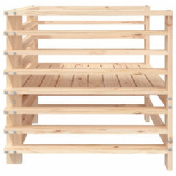 Garden Chairs 2 Pcs Solid Wood Pine - Cushion Not Included - thumbnail 5