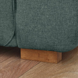 Furnitureboxuk Petra 3-Seater Sofa With Meranti Wood Frame Upholstered In Green Eco Recycled Fabric - thumbnail 6