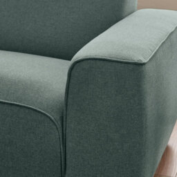Furnitureboxuk Petra 3-Seater Sofa With Meranti Wood Frame Upholstered In Green Eco Recycled Fabric - thumbnail 5