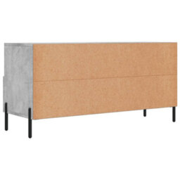 Berkfield Sturdy Tv Cabinet Concrete Grey 102X36X50 Cm Engineered Wood - thumbnail 8