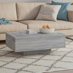 Vidaxl Coffee Table Grey Sonoma 85X55X31 Cm Engineered Wood - thumbnail 3