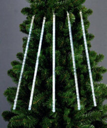 Premier Christmas Tree Snowing Shower Lights - 150 White Leds - 70Cm Long - thumbnail 2