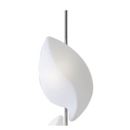Luminosa Lighting Luminosa Natura Floor Lamp 4 Light E27 Indoor, Polished Chrome/opal White - thumbnail 7