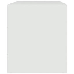 Berkfield Sturdy Tv Cabinet White 67X39X44 Cm Steel - thumbnail 8