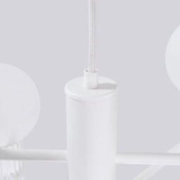 Luminosa Lighting Luminosa Halo Multi Arm Pendant Ceiling Light White 6X G9 - thumbnail 6
