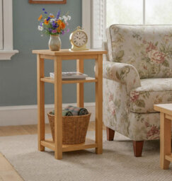 Hallowood Furniture Aston Plant Side Table - thumbnail 1