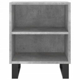 Berkfield Elegant Bedside Cabinets 2 Pcs Concrete Grey 40X30X50 Cm Engineered Wood - thumbnail 5