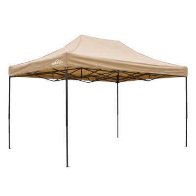 Sealey Dg305 Dellonda 3X4.5M Pop-Up Gazebo Canopy With Water-Resistant Carry Bag, Stakes & Weight Bags - Beige - image 1