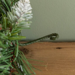Samuel Alexander 90Cm (3Ft) Frosted Glacier Christmas Swag With Pine Cones - thumbnail 7