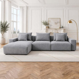 Furnishings For Less UK Mayfield Grey Universal Corner Sofa With Reversible Chaise - thumbnail 5