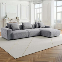 Furnishings For Less UK Mayfield Grey Universal Corner Sofa With Reversible Chaise - thumbnail 2